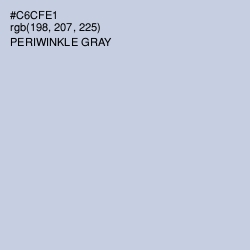 #C6CFE1 - Periwinkle Gray Color Image